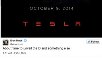 特斯拉10月9日推新車