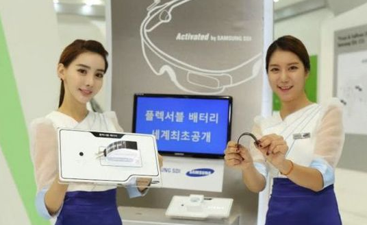 三星展示第二代柔性電池