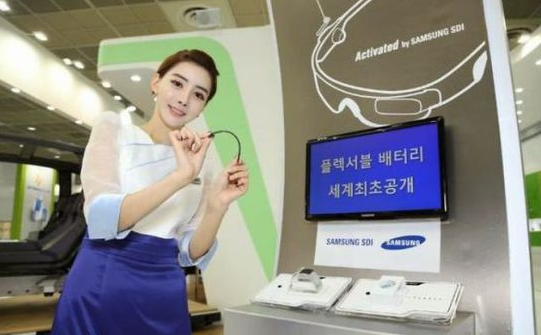 三星展示第二代柔性電池